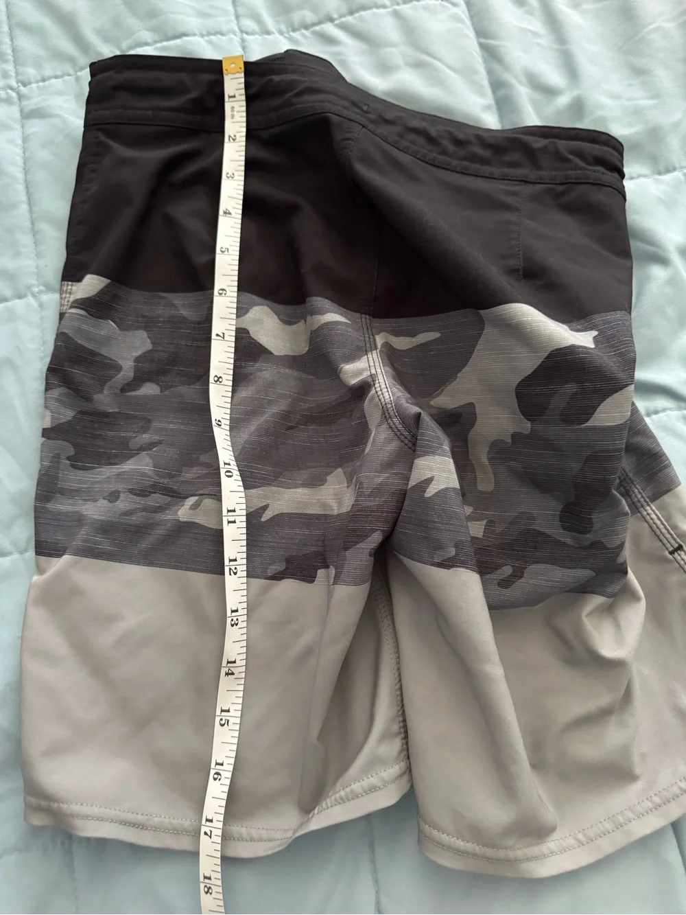 O'Neill Men's Black and Gray Camo Board Shorts